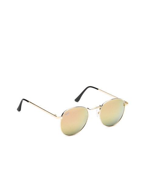 

Floyd Unisex Oval Sunglasses 909_GOLD_LT_FIRE, Red