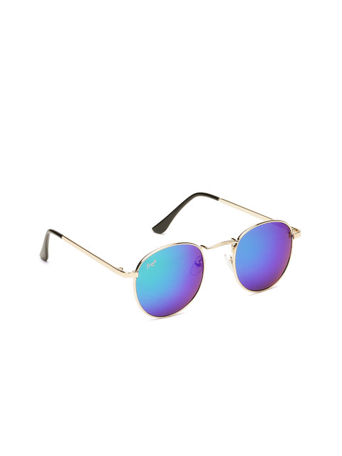 

Floyd Unisex Oval Sunglasses 909_GOLD_LT_ICE, Blue