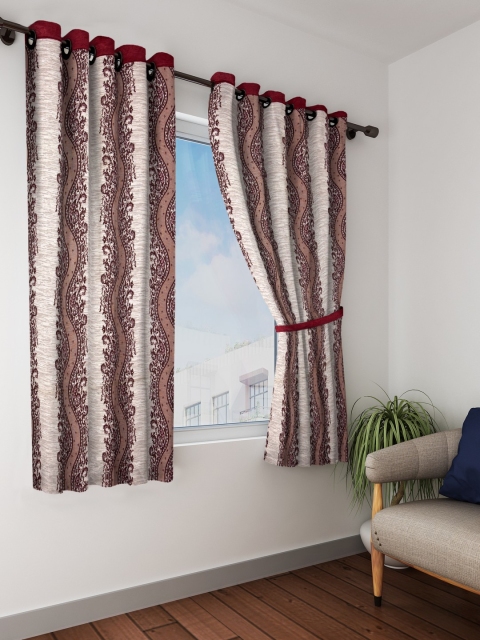 

Cortina Brown & Grey Window Curtains
