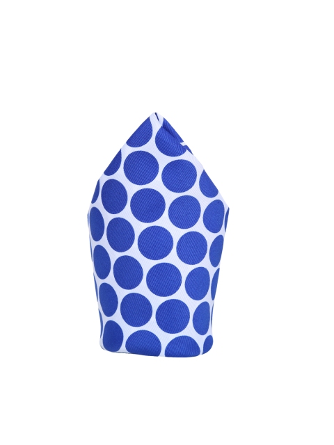 

Tossido Men Blue and white Printed Pocket Square