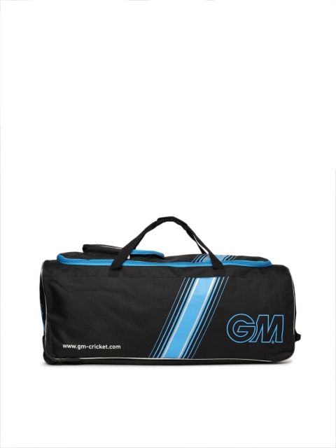 

GM Unisex Black & Blue 707 Wheelie Cricket Kit Bag