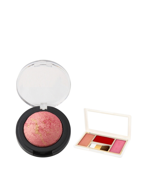 

Miss Claire Set of Professional Trio Blusher & Baked Eyeshadow Duo, Multi