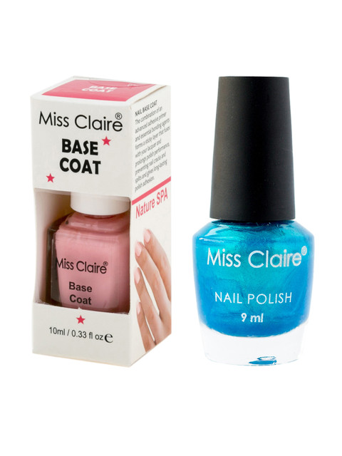 

Miss Claire Set of Nail Polish & Top Coat, Pink