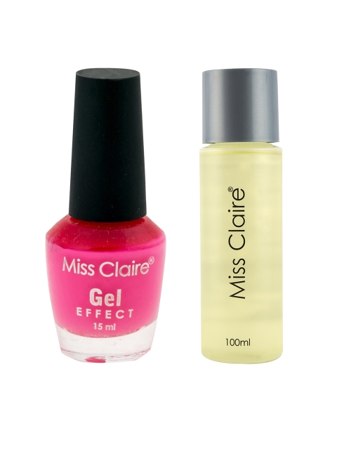 

Miss Claire Gel Effect Nail Polish & Remover Set, Yellow