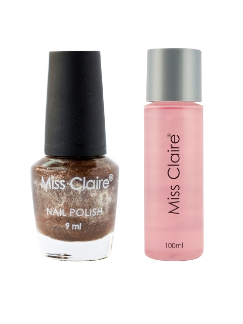 

Miss Claire Set of One Stroke Nail Polish & Remover Set, Pink