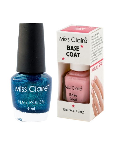 

Miss Claire Base Coat & One Stroke Nail Polish Set, Pink