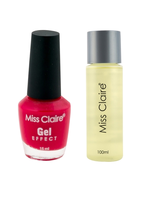 

Miss Claire Gel Effect Nail Polish & Remover Set, Yellow