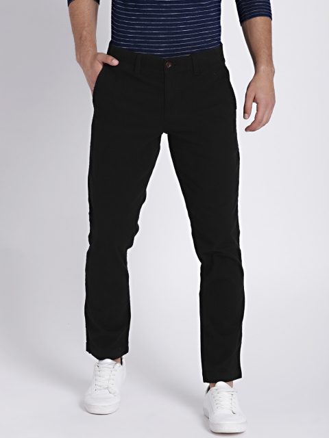 

GAP Men's Black Soft Wear Khakis In Slim Fit With Gapflex