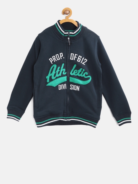 

612 league Boys Navy Applique Detail Sweatshirt, Navy blue