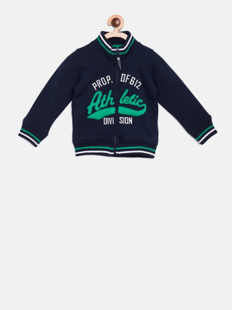 

612 league Boys Navy Applique Detail Sweatshirt, Navy blue