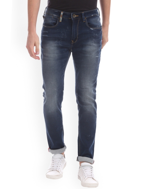 

Ed Hardy Men Blue Slim Fit Mid-Rise Clean Look Stretchable Jeans