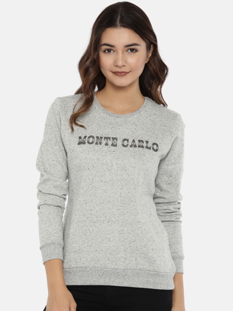 

Monte Carlo Women Grey Printed Sweatshirt