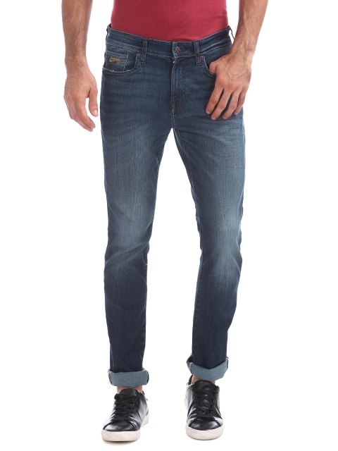 

Aeropostale Men Blue Slim Fit Mid-Rise Clean Look Jeans