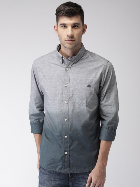 

Aeropostale Men Black Regular Fit Faded Casual Shirt
