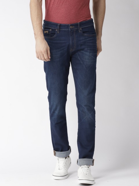 

Aeropostale Men Navy Blue Skinny Fit Stretchable Mid-Rise Clean Look Jeans