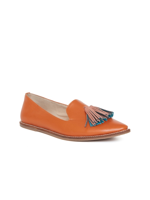 

Chumbak Women Tan Orange Loafers