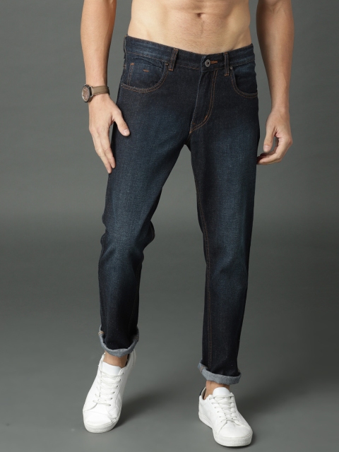 

Roadster Men Navy Blue Slim Fit Mid-Rise Clean Look Jeans