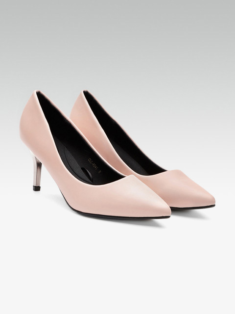 

Carlton London Women Pink Solid Pumps