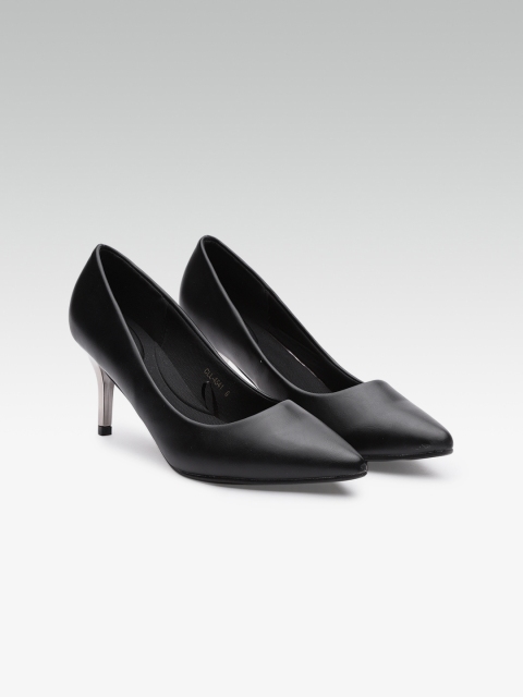 

Carlton London Women Black Solid Pumps