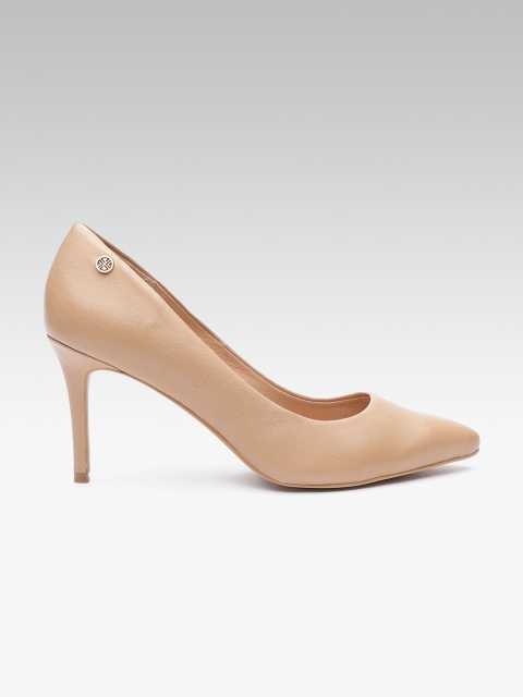 

Carlton London Women Beige Solid Pumps