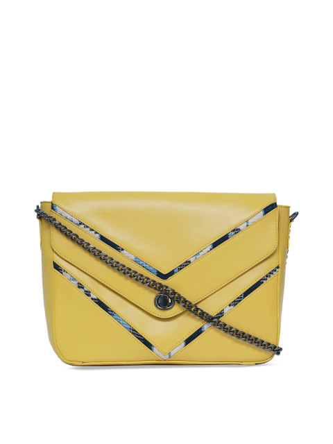 

Diwaah Yellow Solid Sling Bag