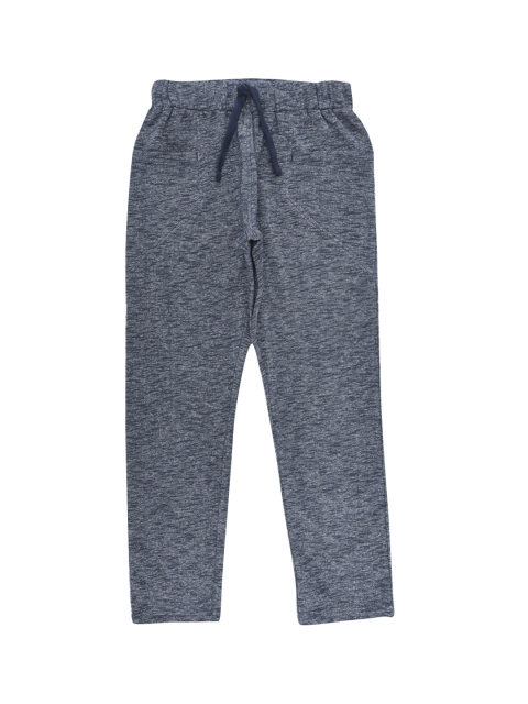 

Poppers by Pantaloons Boys Navy Blue & Grey Textured Track Pants