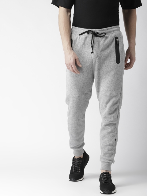 

Aeropostale Men Grey Melange Solid Joggers