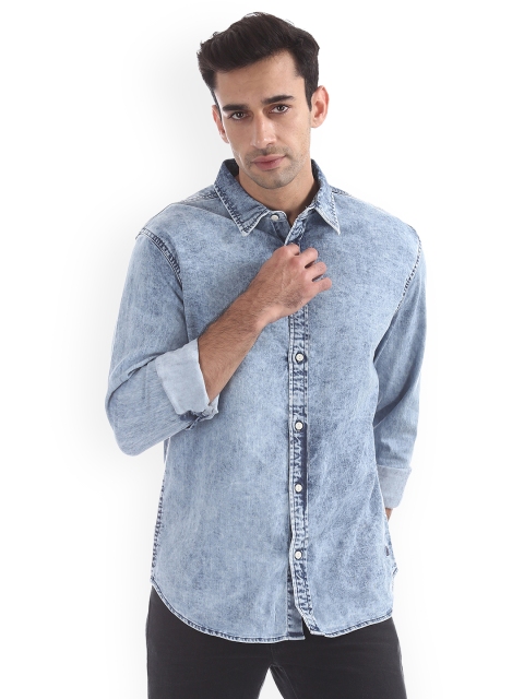 

Aeropostale Men Blue Shirt