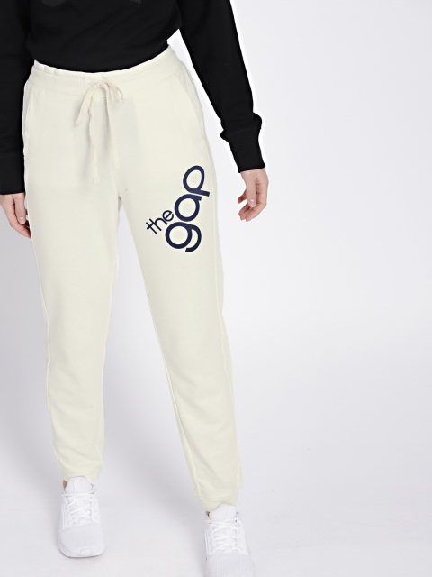 

GAP Women's White Retro Joggers