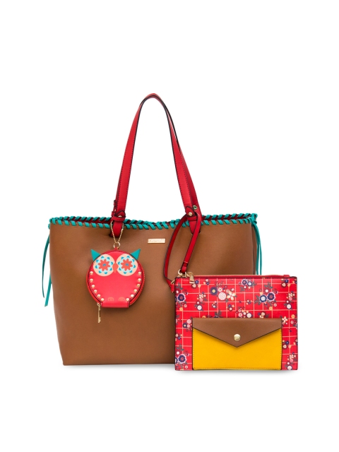 

Chumbak Tan Solid Shoulder Bag