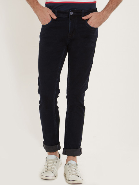 

Lawman pg3 Men Navy Blue Slim Fit Mid-Rise Clean Look Jeans