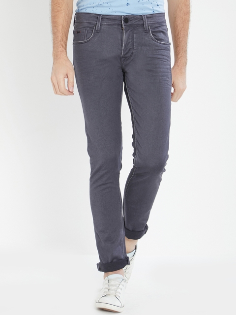 

Lawman pg3 Men Grey Slim Fit Mid-Rise Clean Look Jeans