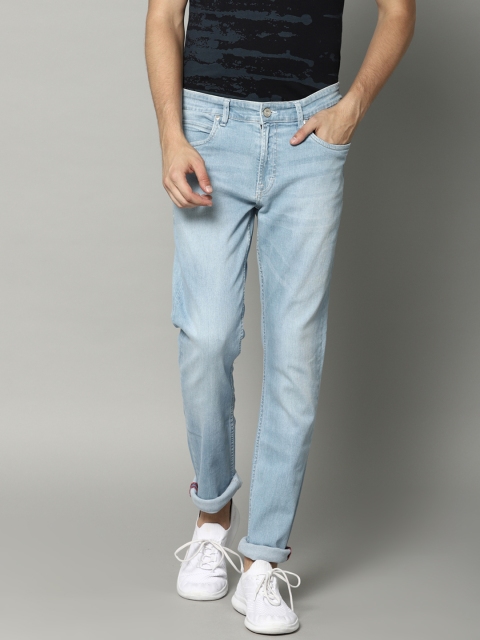 

French Connection Men Blue Slim Fit Mid-Rise Clean Look Stretchable Jeans