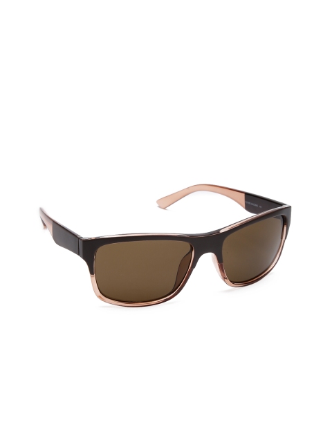 

Flying Machine Men Rectangle Sunglasses FMAE0223, Brown