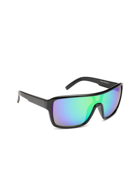 

Flying Machine Men Mirrored Wayfarer Sunglasses FMAE0229, Green
