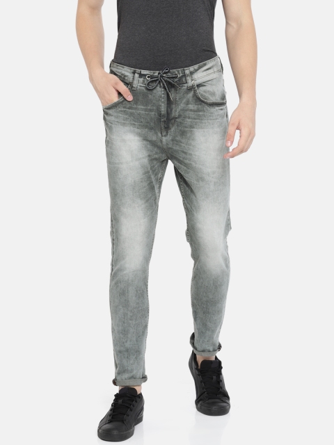 

Being Human Men Grey Jogger Low-Rise Clean Look Stretchable Jeans