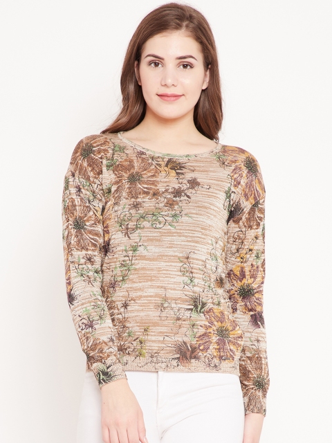 

Madame Women Brown Printed Top