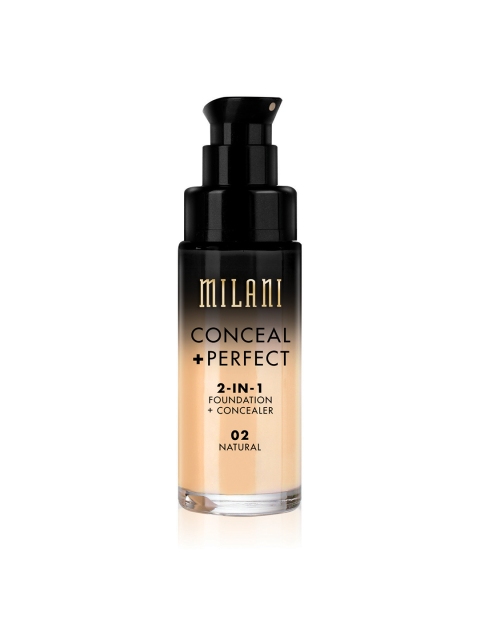 

MILANI Conceal + Perfect 2 in 1 Foundation + Concealer - Natural 02 30ml, Beige