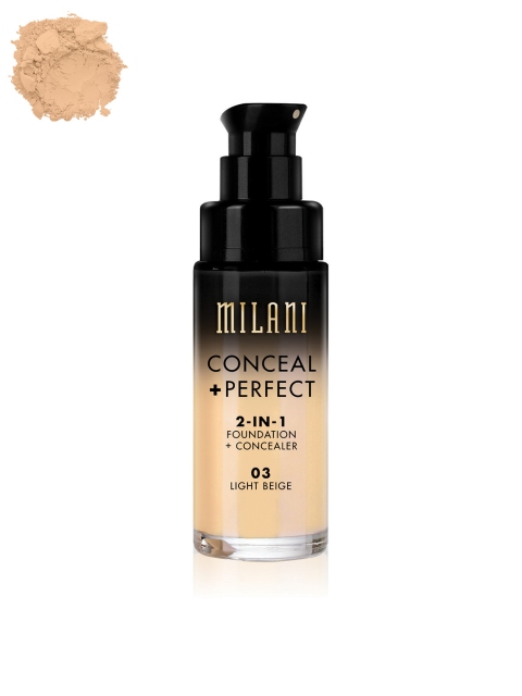 

MILANI Conceal + Perfect 2 in 1 Foundation + Concealer - Light Beige 03 30ml