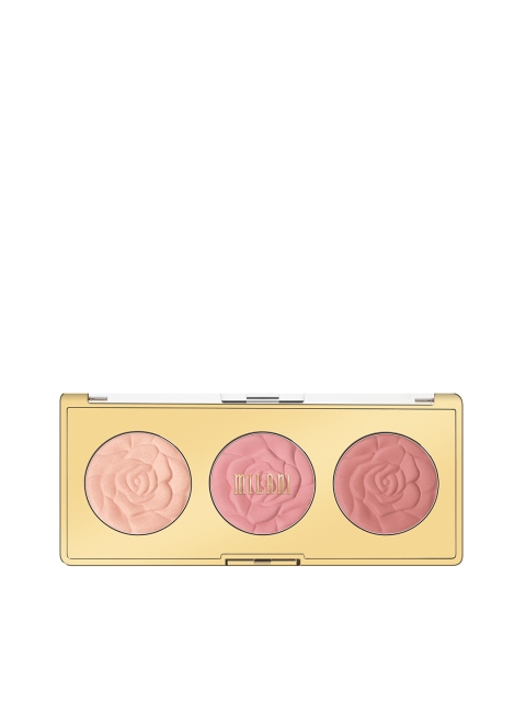 

MILANI Rose Powder Blush Trio Palette - 01 Flowers of Love, Pink