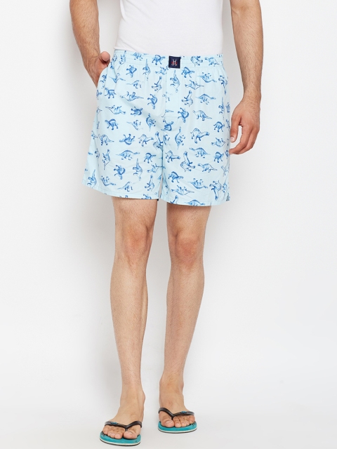 

Crimsoune Club Men Blue Printed Boxers BX4064-3