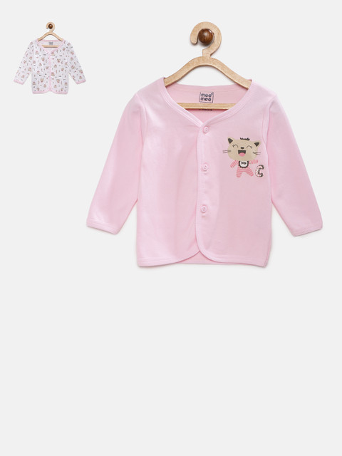 

MeeMee Infants Pack of 2 Jhablas INFUNICK402JBLPK, Pink