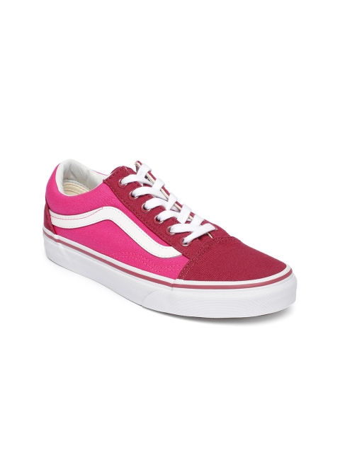 

Vans Women Pink & Magenta Colourblocked Sneakers
