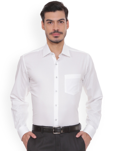 

Van Heusen Men White Regular Fit Printed Formal Shirt