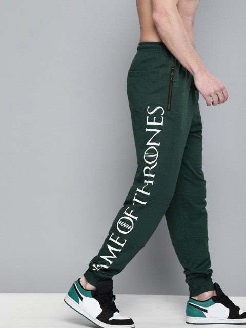 

Game of Thrones by Kook N Keech Men Black Printed Joggers