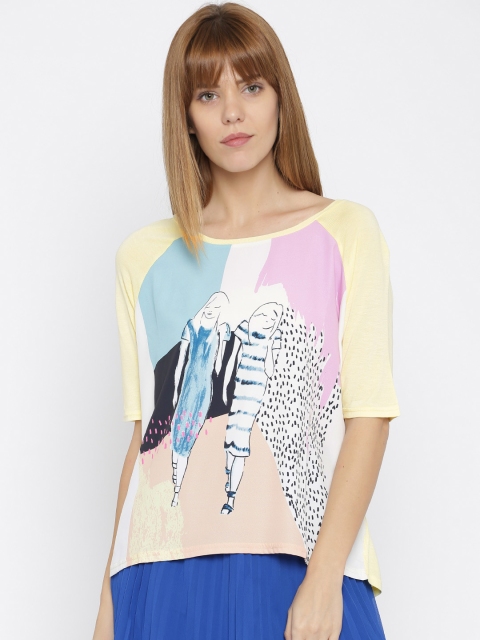 

United Colors of Benetton Women Multicoloured Printed Top, Multi