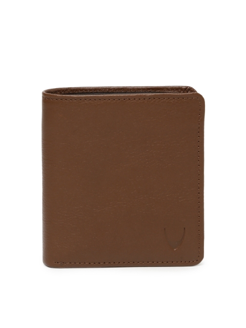 

Hidesign Men Brown Solid Leather Two Fold Wallet