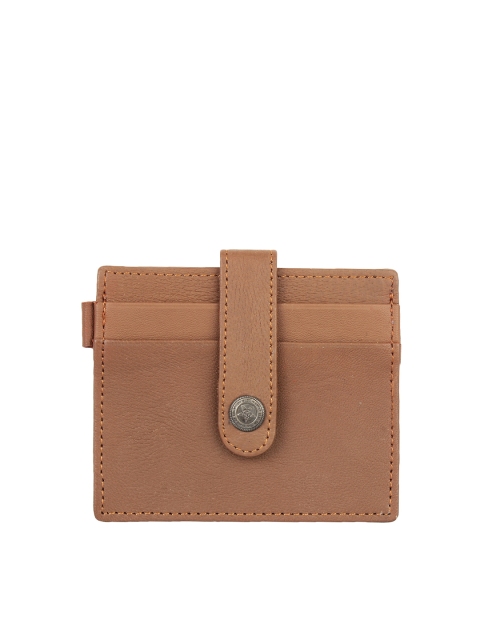 

Swiss Design Men Brown Solid Money Clip