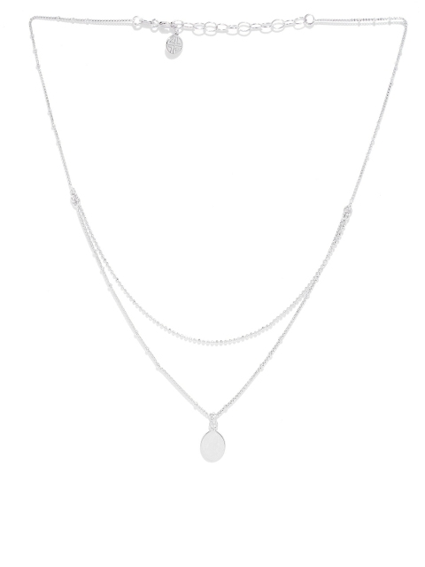 

Carlton London Rhodium-Plated 925 Sterling Silver Choker Necklace