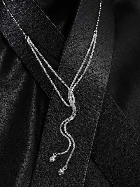 

Carlton London Rhodium-Plated 925 Sterling Silver Necklace
